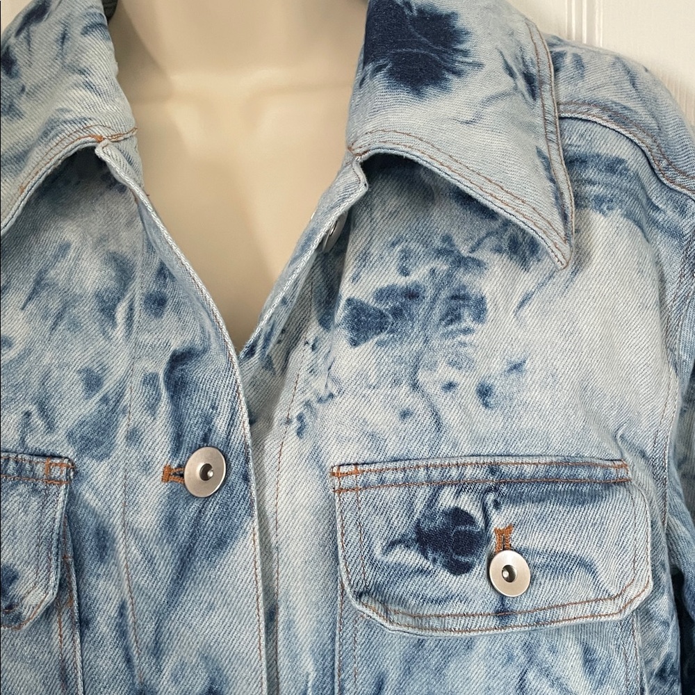 Avec Les Filles Tie-Dye Denim Jacket #156 - Picture 7 of 13